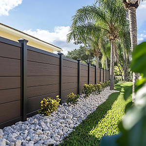 polymer outdoor fence